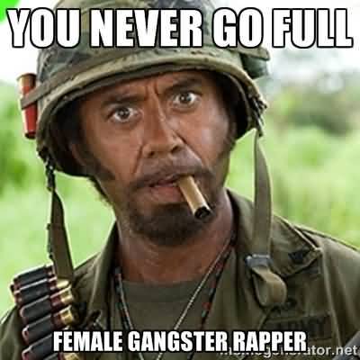 Gangster rapper